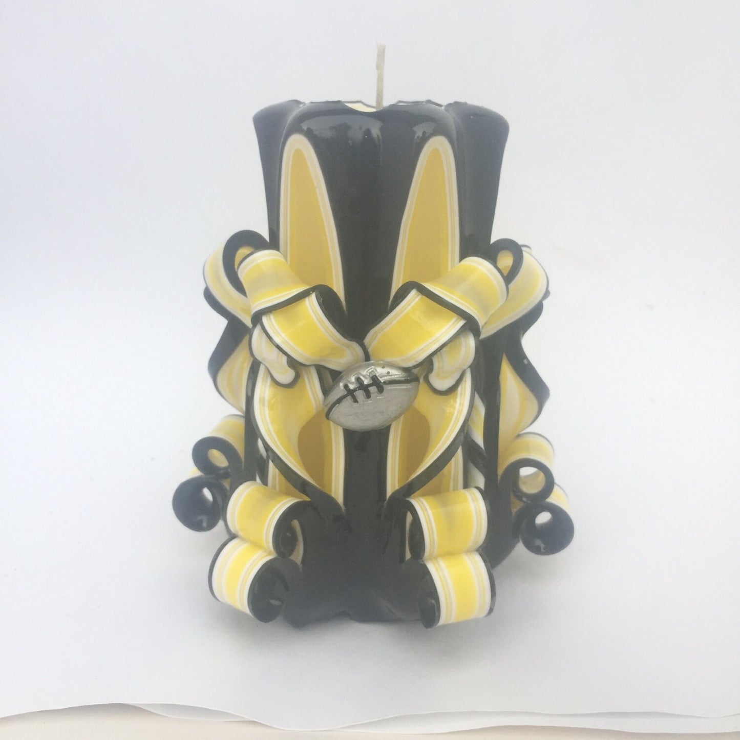 Steelers Inspired Candle Centerpiece Set