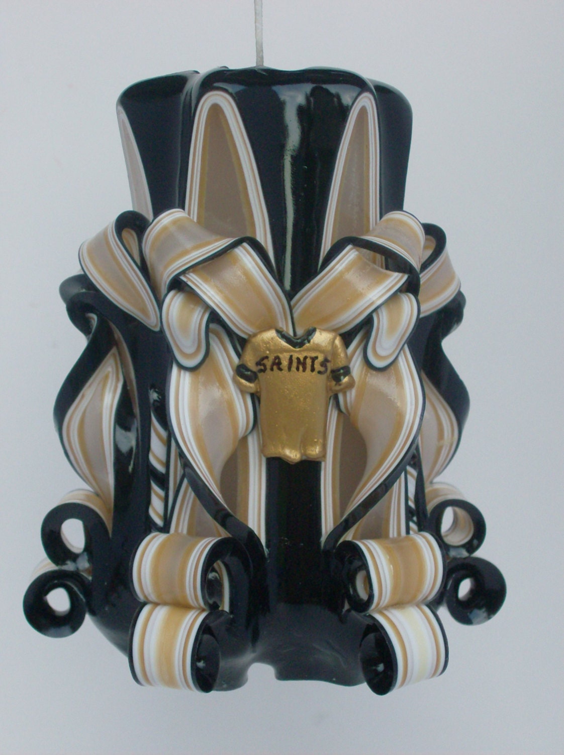 Hand-Carved Saints Candles