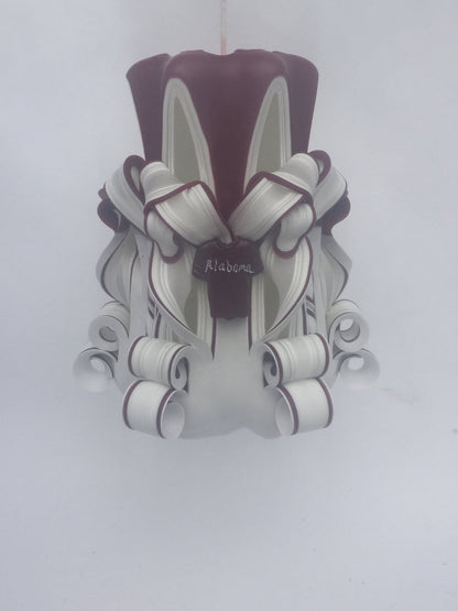 University of Alabama Crimson Tide Inspired Pillar Candle - 5 Inch