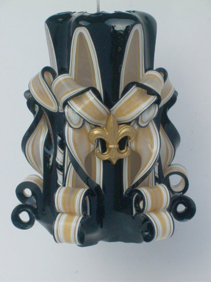 Hand-Carved Saints Candles